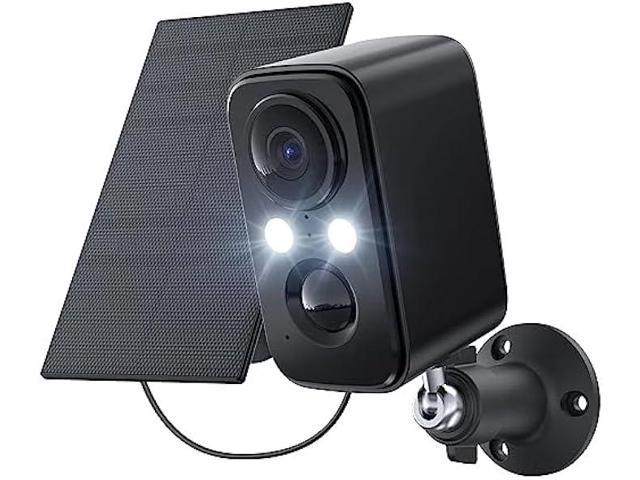 Photos - Surveillance Camera IHOXTX Security Cameras Wireless Outdoor, Flood Light Solar Cameras for Ho