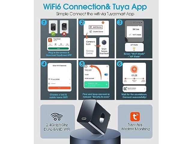 4K Spy Camera Charger Supports 2.4G/5G WiFi, Spy Camera Hidden Camera, Wireless Mini Spy Camera, Small Secret Camera, Nanny Cam Hidden Camera with...