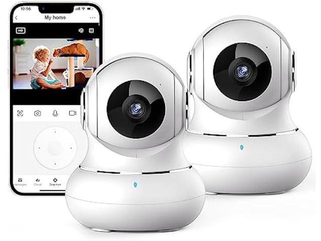 Photos - Surveillance Camera litokam Indoor Security Camera, Baby Monitor Camera with Night Version, 2K