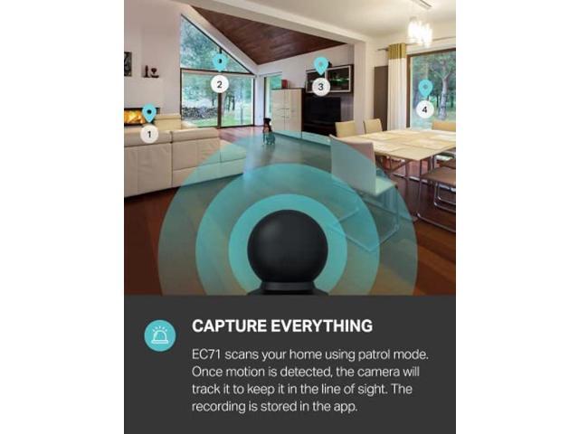 Kasa Smart 2023 New Indoor Pan-Tilt Security Dog Camera, 1080p HD w/Night Vision, Motion Detection for Baby & Pet Monitor, Cloud & SD Card Storage,...