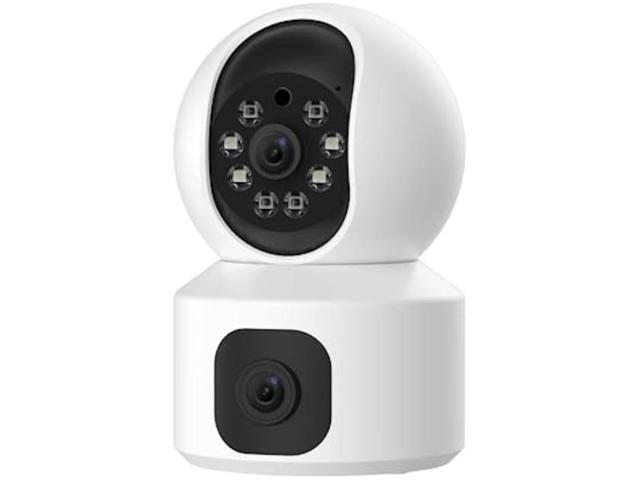 Photos - Surveillance Camera YI Dual-Lens Indoor Camera, Home Security Camera System with Fixed Lens an