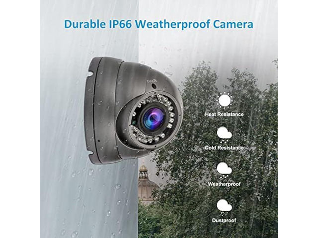 Anpviz Analog CCTV Camera HD 1080P 4-in-1 (TVI/AHD/CVI/960H CVBS) Security Dome Camera,2.8-12mm Varifocal Lens Video Surveillance,Weatherproof...