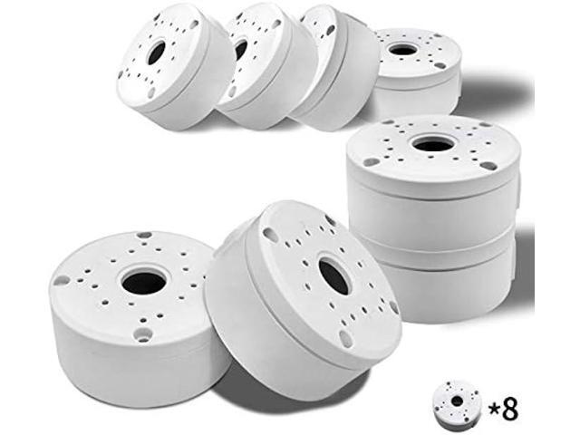 (Waterproof Camera Junction Box) Universal Bullet Security Camera Mount Bracket Hide Cable, Metal Electric Enclosure, Outdoor Camera Cover, Base...