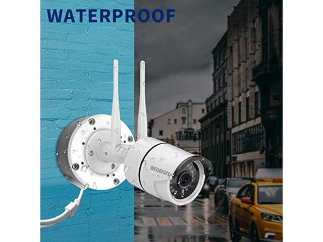 (Waterproof Camera Junction Box) Universal Bullet Security Camera Mount Bracket Hide Cable, Metal Electric Enclosure, Outdoor Camera Cover, Base...