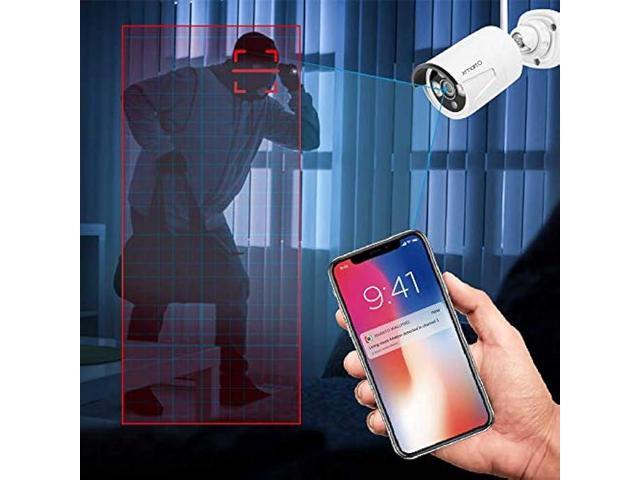 xmartO WB2024-W 2K 3MP Super HD WiFi Home Security Camera with Built-in Microphone (add-on Camera with 3.6mm LensPack of 2, Requires 5MP NVR to Work)