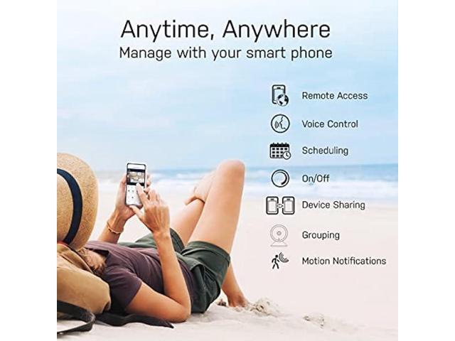 Feit Electric WiFi Camera, Indoor Camera with Motion Detection, 2.4GHz WiFi, Night Vision, 2-Way Audio, Works with Alexa & The Google Assistant,...
