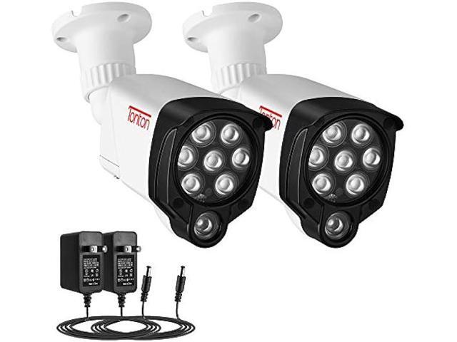 Tonton 2Pack LED IR Illuminator Wide Angle 8-LEDs 90 Degree 100Ft IR Infrared Flood Light, Compatible for CCTV Security Cameras,IP Camera,Bullet...