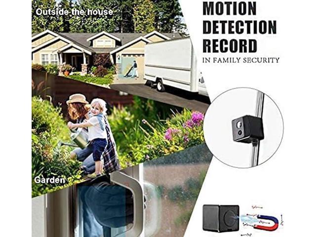Pomocuty Mini Spy Camera 1080P Hidden Camera - Portable Small HD Nanny Cam with Night Vision and Motion Detection - Indoor Covert Security Camera...
