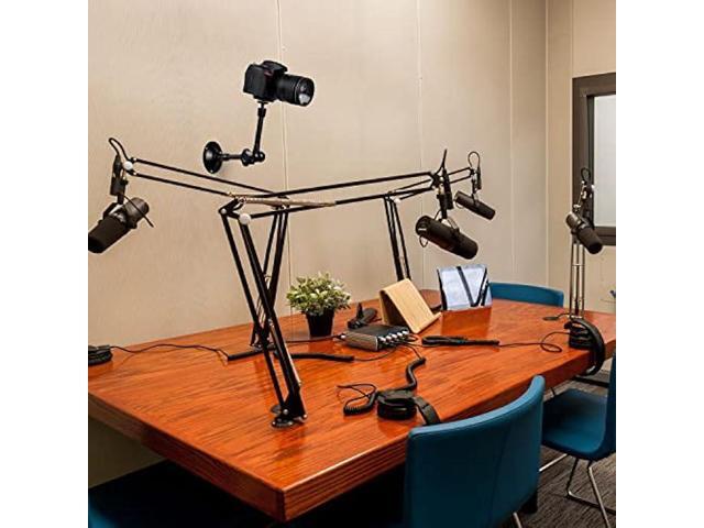 UYODM 2 Pack Articulating Magic Arm Wall Mount Holder Stand Compatible with CCTV POV Camcorders Cameras, LED Light, Video Lamp,DSLR,Flash,Digital...