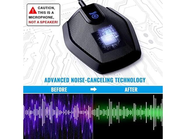TONOR Conference USB Microphone, Omnidirectional Condenser PC Mic for Video Conference, Recording, Skype, Online Class, Court Reporter, Plug & Play...