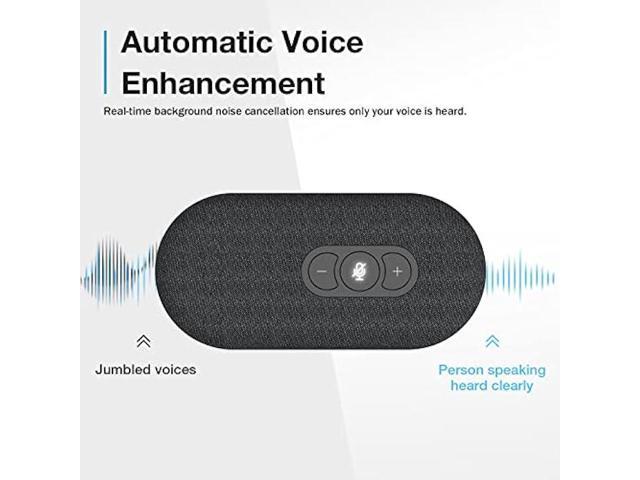 RayBit USB Speakerphone, Conference Computer Speakers with Microphone for Home Office Calls, 360 Degree Enhanced Voice Pickup, Noise Reduction,...