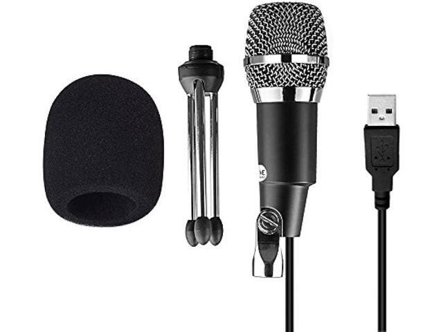FIFINE USB Microphone, Plug and Play Home Studio USB Condenser Microphone for Skype, Recordings for YouTube, Google Voice Search, Games, for...