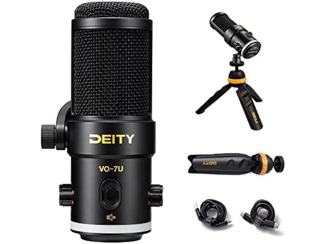 Deity VO-7U Tripod Kit USB Broadcast Microphone Dynamic USB Mic with RGB Lighting Effect for Phones Laptop PS5 Xbox Game Live Stream Conference...