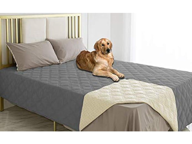 Ameritex Waterproof Dog Bed Cover Pet Blanket with Anti-Slip Back for Furniture Bed Couch Sofa