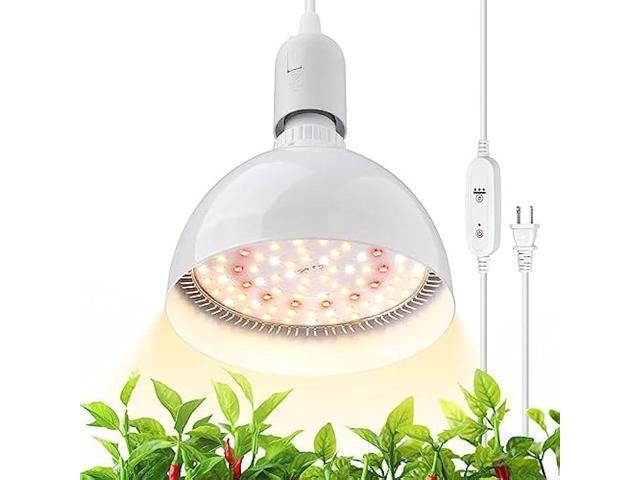 Barrina Hanging Grow Lights for Indoor Plants, 25W Full Spectrum, with Timer and 16.4FT Power Cord, Pendant Plant Lights for Indoor Growing, Large...