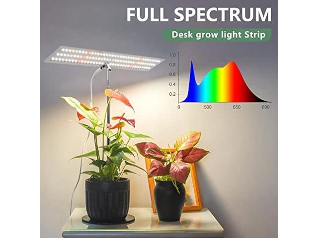 LORDEM Grow Light, Full Spectrum LED Plant Light for Indoor Plants, Height Adjustable Growing Lamp with Auto On/Off Timer 4H/8H/12H, 4 Dimmable...