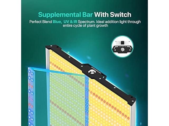 SAYHON 2023 Upgraded SH2000 Led Grow Light,Dimmable Full Spectrum LED Growing Lights with UV & IR for Indoor Plants Greenhouse Increase Yield & Crop...