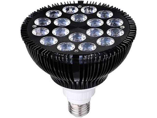 HIGROW LED Aquarium Light Blub, Wolezek 36W LED Plant Grow Light Bulb with 18x2W 450-460nm Blue LEDs for Indoor Plants Veg and Aquarium Plants Growing