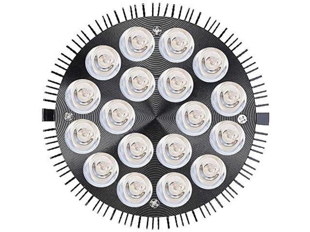 HIGROW LED Aquarium Light Blub, Wolezek 36W LED Plant Grow Light Bulb with 18x2W 450-460nm Blue LEDs for Indoor Plants Veg and Aquarium Plants Growing
