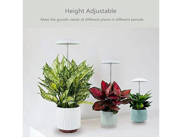 LED Grow Lights for Indoor Plants 2 Pack, Smart Full Spectrum USB Small Plant Lights with Remote, Height Adjustable, Auto On/Off Timer, Ideal for...