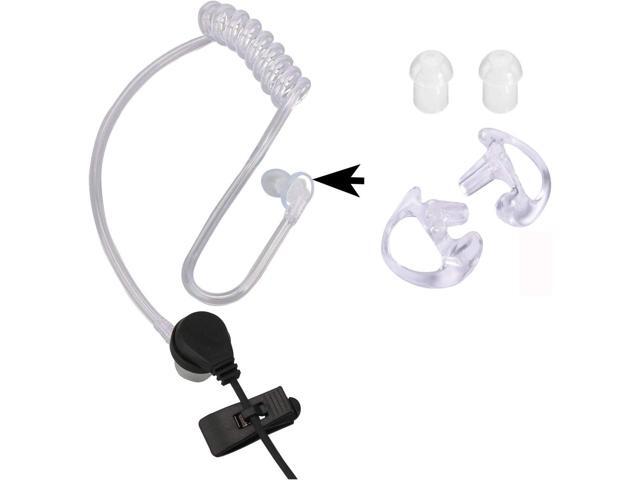 Two Way Radio Earpiece Noise Canceling Transparent Security Headphones Walkie Talkie Earphone with PTT/VOX Pair