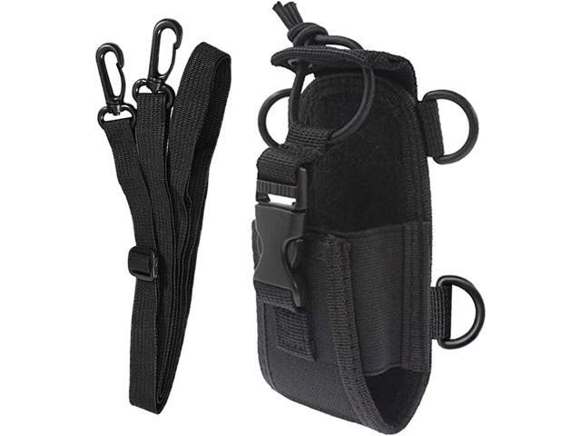 Walkie Talkie Holder Two Way Radio Case Universal MSC-20C Radio Holster Nylon Radio Pouch for GPS Kenwood Yaesu Icom Motorola Baofeng UV5R UV82 TYT...