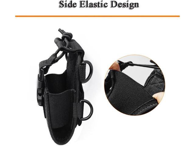 Walkie Talkie Holder Two Way Radio Case Universal MSC-20C Radio Holster Nylon Radio Pouch for GPS Kenwood Yaesu Icom Motorola Baofeng UV5R UV82 TYT...