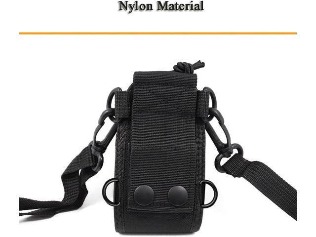 Walkie Talkie Holder Two Way Radio Case Universal MSC-20C Radio Holster Nylon Radio Pouch for GPS Kenwood Yaesu Icom Motorola Baofeng UV5R UV82 TYT...