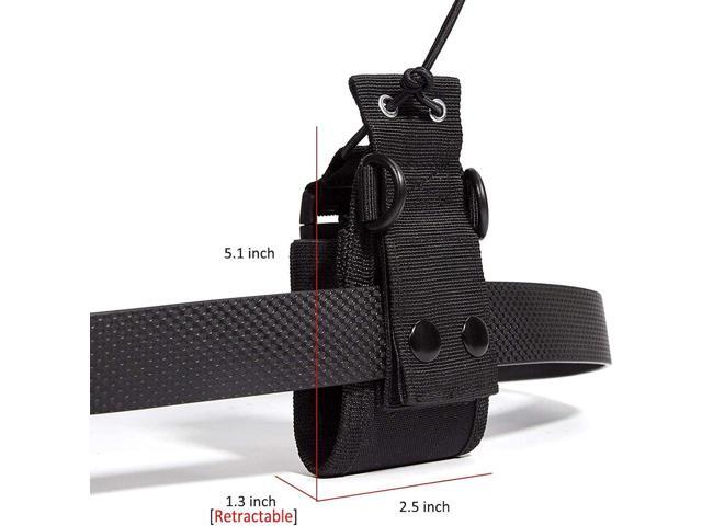 Radio Holder Walkie Talkie Pouch Molle Radio Pouch BaoFeng Radio Holster Strap Radio Case for Duty Belt Compatible with BaoFeng UV5R 888S F8HP...