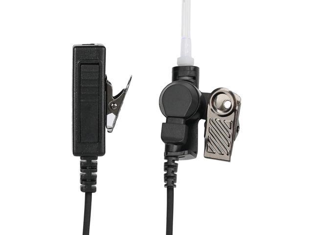 A AIRSN 2 Pin Earpiece Headset for Motorola CP200,GP300,CLS1110,CLS1410 Walkie Talkies/Two Way Radio with Transparent Acoustic Tube (Pack of 2)