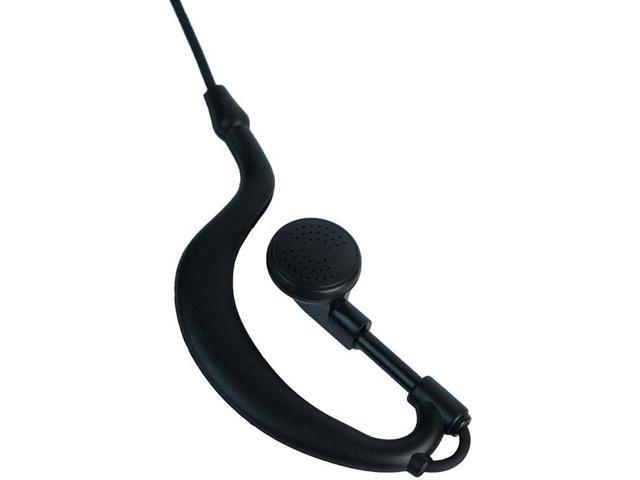 Caroo Walkie Talkieds Earpiece G Shape Headset with Mic PTT for Kenwood TK-2107 TK-3107 BaoFeng Uv-5r Bf-888s 2 Way Radio10 Pack
