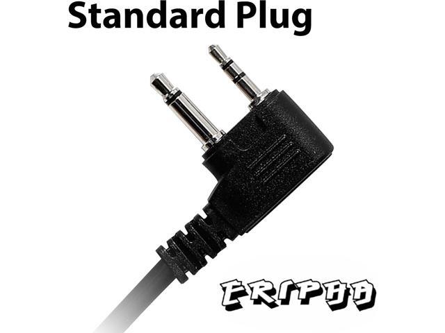 ERIPHA Earpiece for Midland GXT1000VP4 Walkie Talkie 2 Way Radio Surveillance Security Headset Acoustic Tube Ear Piece with Mic PTT LXT500VP3...