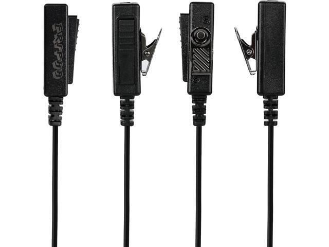 ERIPHA Earpiece for Midland GXT1000VP4 Walkie Talkie 2 Way Radio Surveillance Security Headset Acoustic Tube Ear Piece with Mic PTT LXT500VP3...