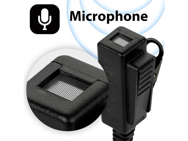 ERIPHA Earpiece for Midland GXT1000VP4 Walkie Talkie 2 Way Radio Surveillance Security Headset Acoustic Tube Ear Piece with Mic PTT LXT500VP3...