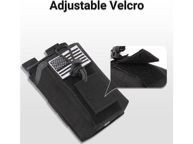 Tactical Radio Holder Case Molle Radio Holster Duty Belt Military Heavy Case Accessories Radios Pouch Holster Bag for Baofeng UV-5R UV-9R Two Way...
