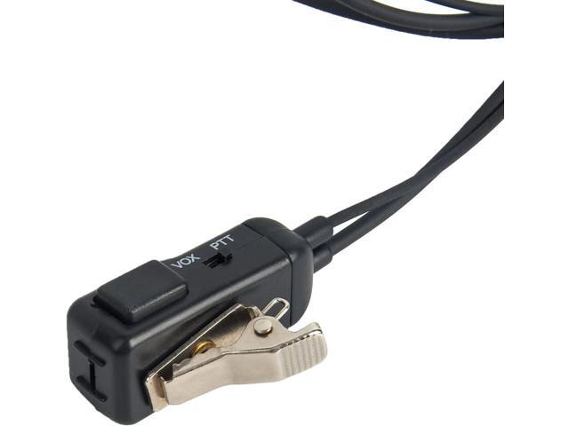 Pdflie AVPH3 Surveillance Earpiece with VOX PTT Headset with Mic for Midland Walkie Talkie GXT1000VP4 lxt600vp4 t71 t71vp3 ltx600pa lxt500pa LXT600...