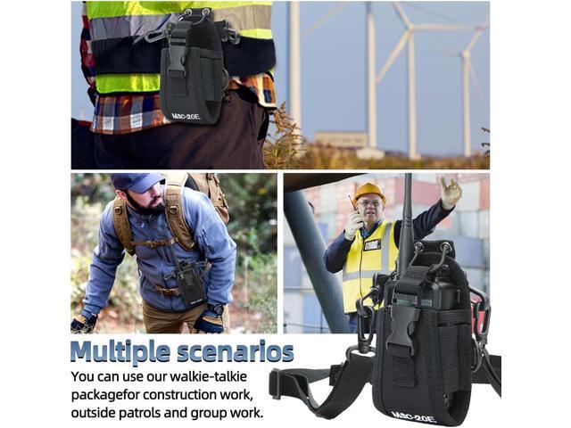Radio Holster Radio Strap for Radio Strap,Radio Pouch,Shoulder Strap Fits for BaoFeng UV5R 888S F8HP Kenwood Icom HYT Arcshell Retevis H777 Two-Way...