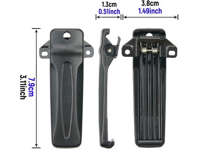 MINGYINIGE 4 Pack KBH-10 Belt Clip Compatible for Kenwood TK-270G TK-272G TK-2100 TK-2118 TK-3206 TK-3207 TK-280 TK-290 TK-2302 Radio