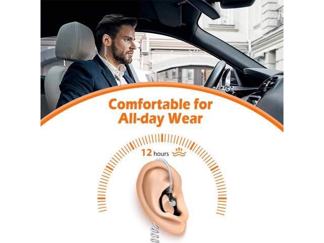 Zeadio 8-Pair Radio Earpiece, Soft Silicone Earmould Earbud Earplug for Walkie Talkie Acoustic Earpiece Headset, Two-Way Radio Coil Tube Audio Kits...