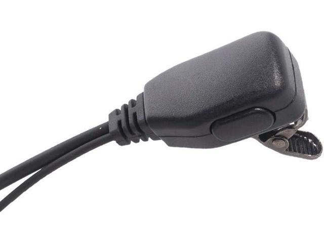Caroo VX-261 Earpiece G Shape Headset with PTT Mic for Motorola Yaesu Vertex Standard Radio EVX-261 VX-230 VX-231 VX-298 VX-350 VX-351 VX-180...