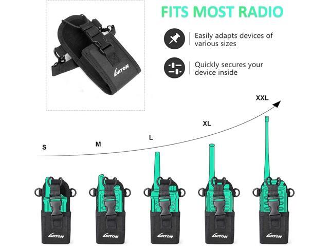 Radio Holster Radio Strap Firefighter EMS EMT Bundle Set Includes Anti-Sway Strap for Radio Strap,Radio Holder,Shoulder Strap Fits for Two-Way Ham...