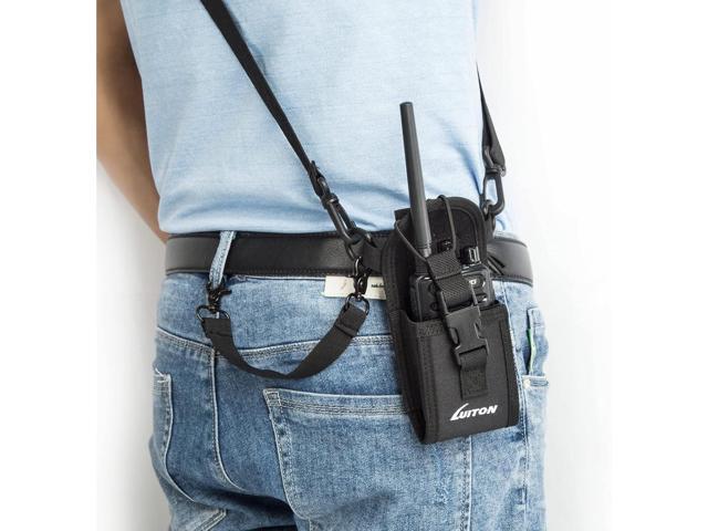 Radio Holster Radio Strap Firefighter EMS EMT Bundle Set Includes Anti-Sway Strap for Radio Strap,Radio Holder,Shoulder Strap Fits for Two-Way Ham...