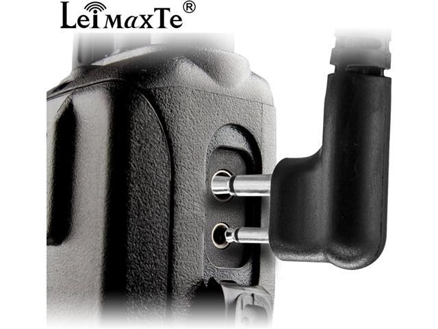 LEIMAXTE RDM2070D Earpiece for Motorola,Compatible CLS1110 CLS1410 CP185 CP200D RDU4100 2 Way Radio Headset with Mic PTT 2 Pin FBI Security...