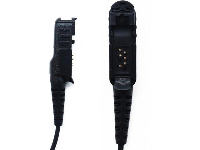 Motorola XPR 3500e Earpiece with Mic/PTT, Compatible with Motorola XPR 3300e 3500 3300 for Walkie Talkie G Shape Headset for Two Way Radio Law...