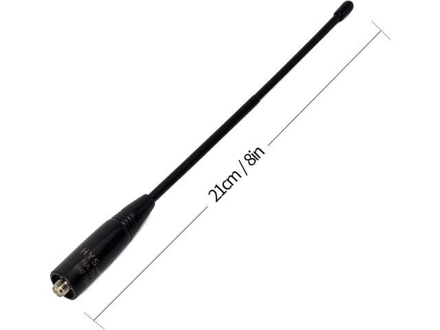 HYS NA-701 SMA-Female Ham Radio Antenna Dual Band VHF UHF Walkie Talkie Replacement Antenna for Baofeng BF-888S BF-UV5R BF-UV82 GT-3 BF-F8HP...