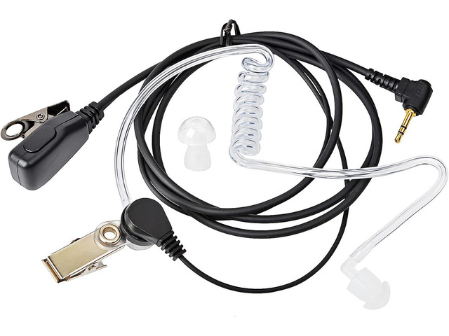 HYS Surveillance Headset, Walkie Talkie Tactical Law Enforcement Earpiece with PTT Mic for Motorola Talkabout T200TP T260 T472 T460 T465 T600 T605...