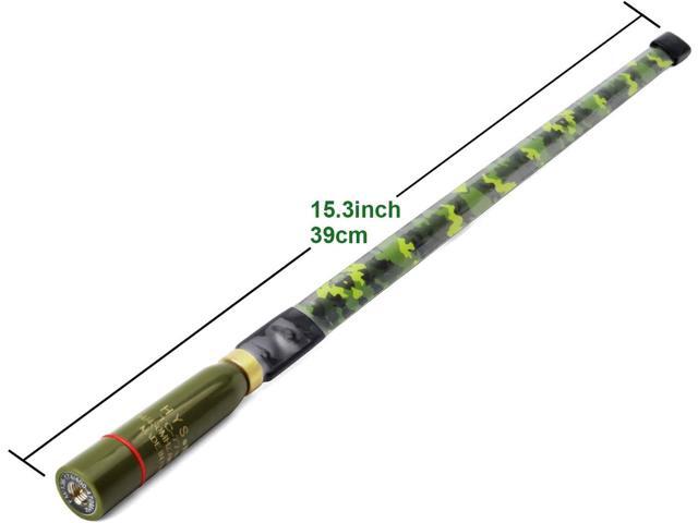 HYS SMA Male Base 15.3inch HT Antenna CS Tactical Foldable 2m/70cm Walkie Talkie Antennas for TYT MD-UV380 MD-UV390 YAESU VX-6R Yaesu FT50RH FT60...