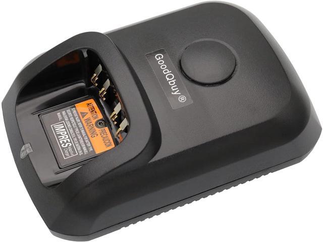 GoodQbuy Ni-MH Ni-CD Li-ion 12V/24V Battery Charging Dock DC Adapter Car Charger is Compatible with Motorola Radios XPR7550 XPR-6300 XPR-6550 XiR...