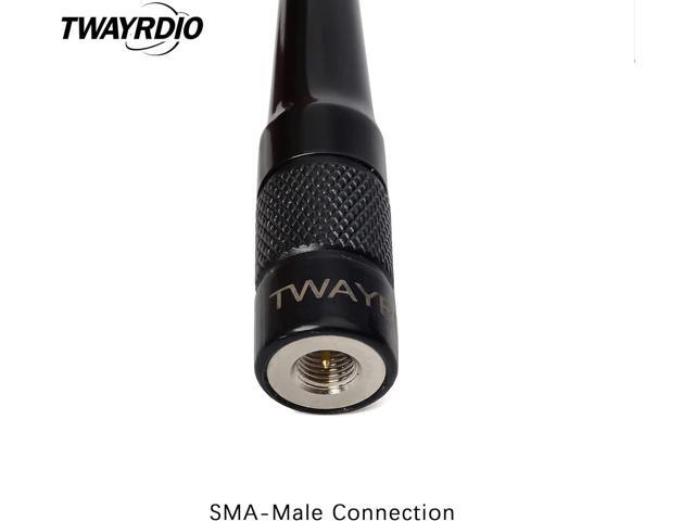 Dual Band SMA Male 144/430mhz Flexible Whip Handheld Antenna Soft for Ham Two Way Radio for YAESU VERTAX VX-3R VX-5R PUXING WouXun Walkie Talkie 2pcs