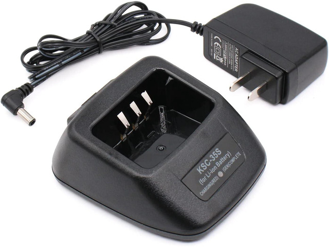 KSC-35S Rapid Charger for Kenwood TK-3400 TK-2200LP TK-2300VP TK2400 TK-3200L TK-3302UK Radio Li-ion Battery Charger KNB-45L / KNB-63L /KNB-65L